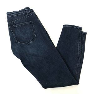 Ann Taylor Loft Modern Skinny Jeans Blue Dark Wash Womens Denim Size 0